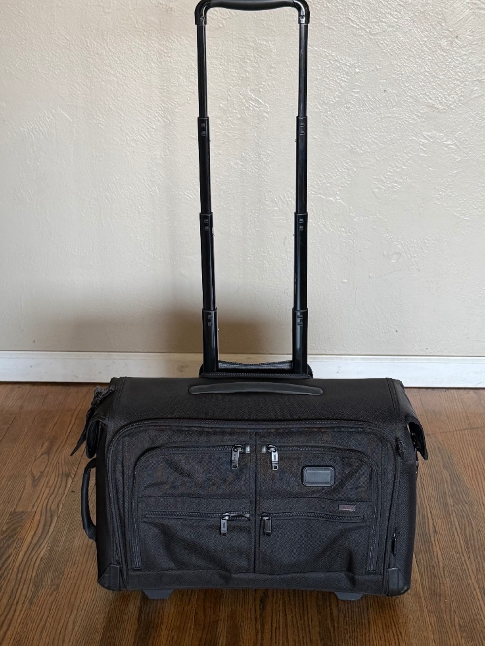TUMI ALPHA 2 BLACK NYLON WHEELED CARRY ON